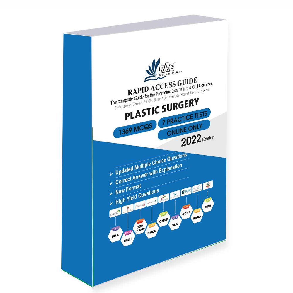 کتاب آزمون های پرومتریک PLASTIC SURGERY MCQS | PROMETRIC EXAM QUESTIONS – ۲۰۲۲